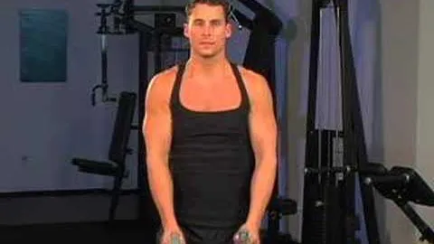 Standing Dumbbell Front Raise Neutral Grip