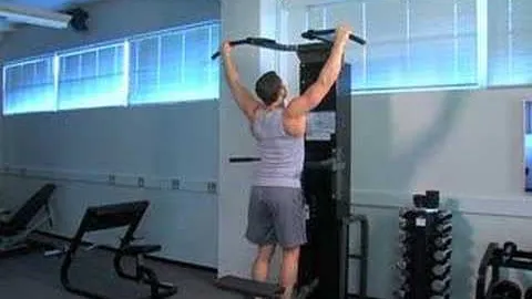 Wide-grip Pull-ups On Gravitron With Slow Negatives