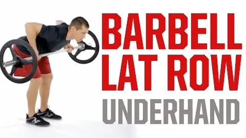 UNDERHAND GRIP BENT-OVER BARBELL ROW