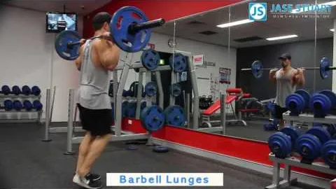 Barbell Lunge