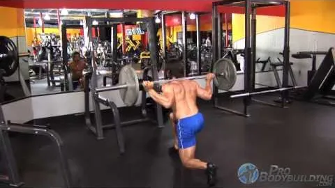 Barbell Reverse Lunge