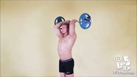 Barbell Standing French Press