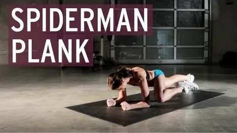 Spiderman Plank Crunch