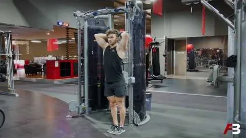 Cable Rope Overhead Triceps Extension