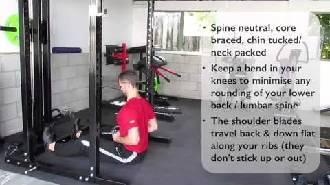 Seated Cable Row V Grip