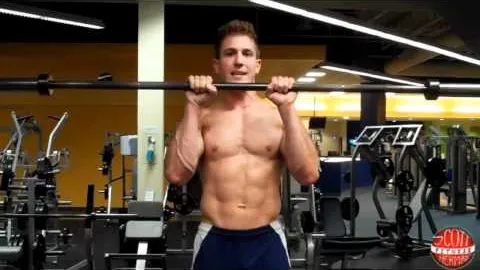 Reverse Grip Straight-Bar Bicep Curl