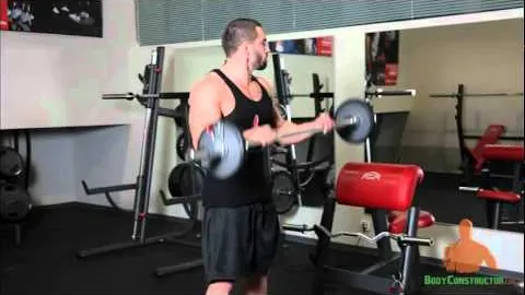 Reverse Grip Straight-Bar Bicep Curl