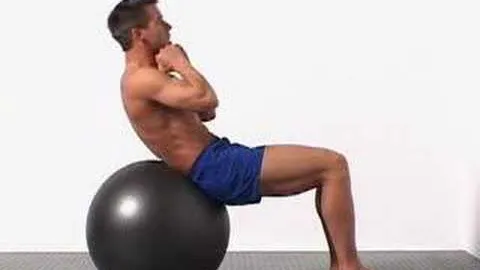 Swiss Ball Crunch