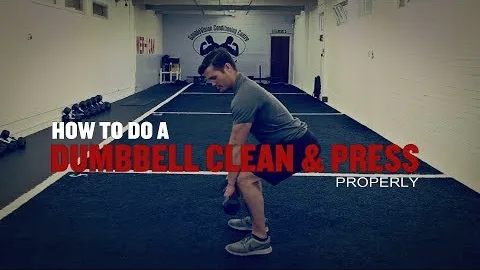 Dumbbell Clean and Press