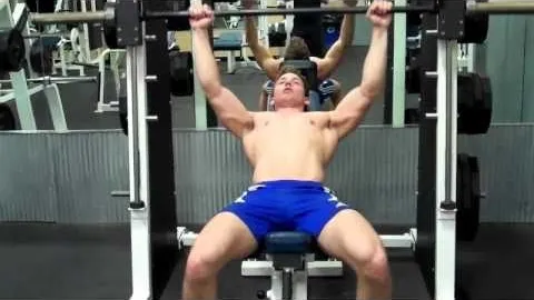 Smith Machine Incline Bench Press