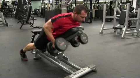 Incline Dumbbell Row