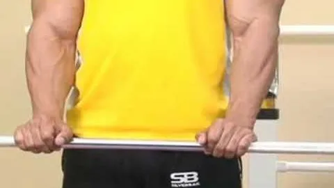 Reverse Grip Straight-Bar Bicep Curl
