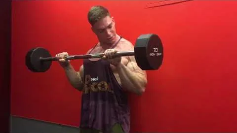 Reverse Grip Straight-Bar Bicep Curl