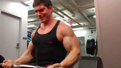 Seated ez bar bicep curl