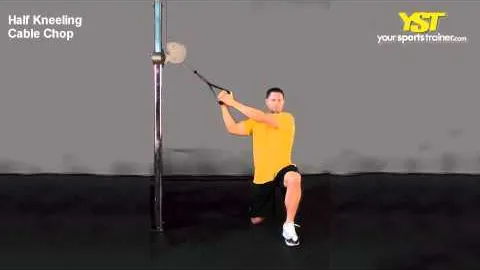 Half-Kneeling Cross-Body Cable Chops