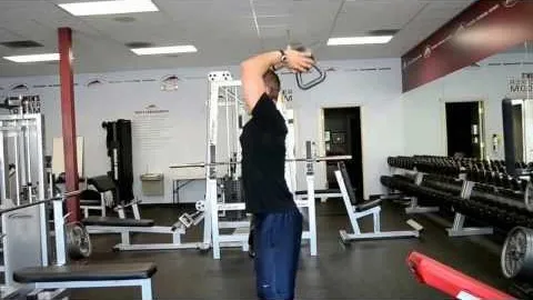 Kettlebell Triceps French Press