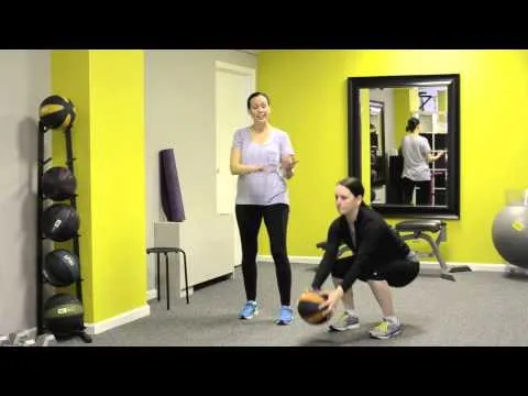 Medicine Ball Squat