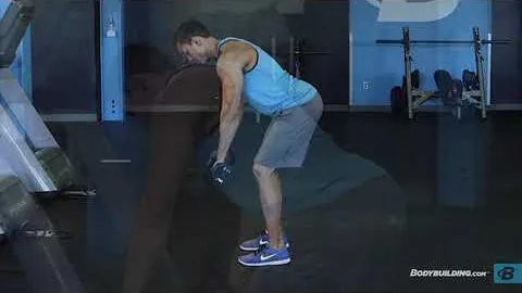 Dumbbell Rear Delt Row