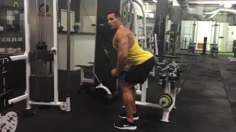 STANDING CABLE ROPE PULLOVER