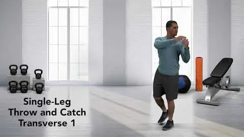 Single-Leg Throw and Catch Transverse